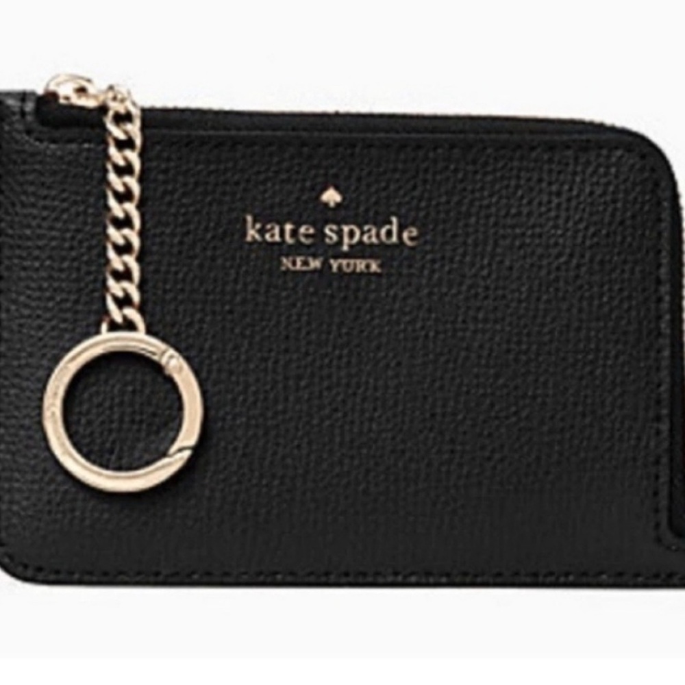 COPY - Kate Spade Black Leather Keychain Wallet